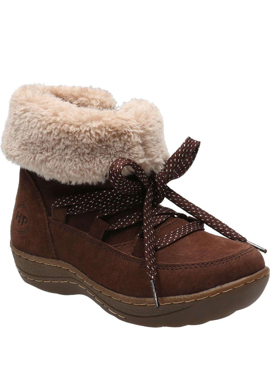 Botín Cuero Niña Olga Café (26 - 29)-0