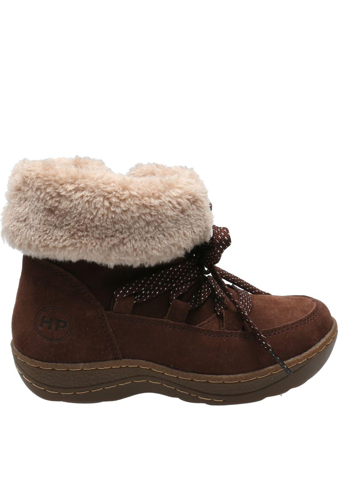 Botín Cuero Niña Olga Café (26 - 29)-1