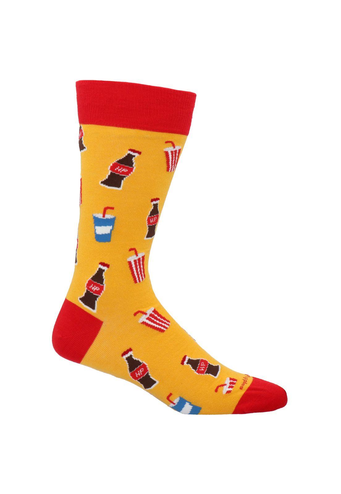 Calcetín Algodón Pack 3 Pares Food Multicolor Hombre-4