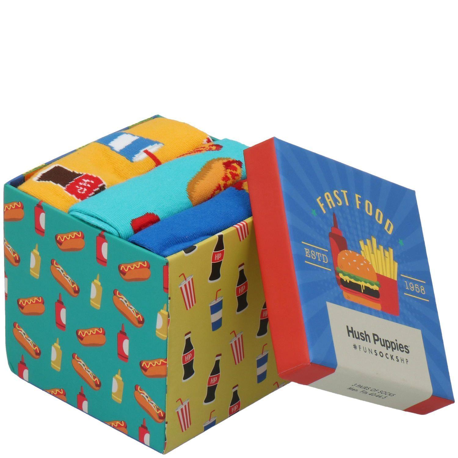 Calcetín Algodón Pack 3 Pares Food Multicolor Hombre-2