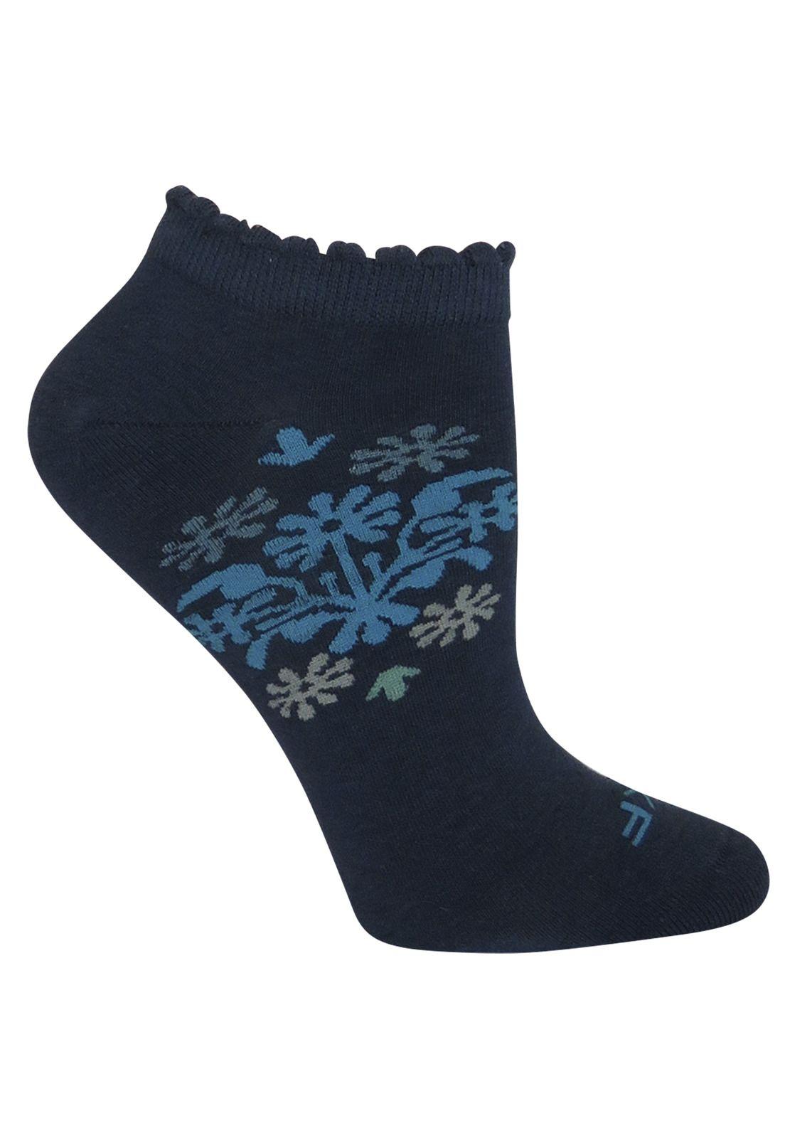 Calcetin Algodón Mujer Sarabi Azul Rockford-0