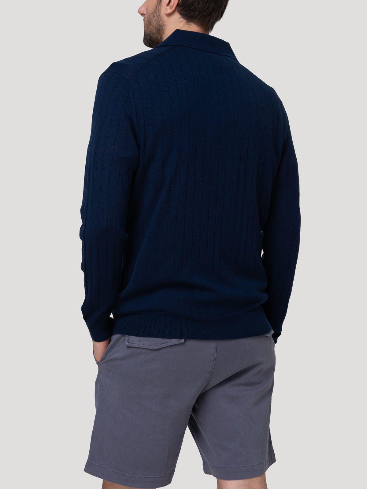 Sweater Lana Merino Hombre Rocco Azul-5