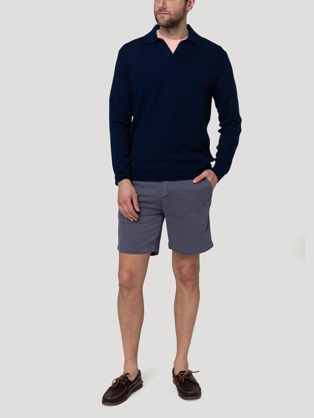 Sweater Lana Merino Hombre Rocco Azul-7