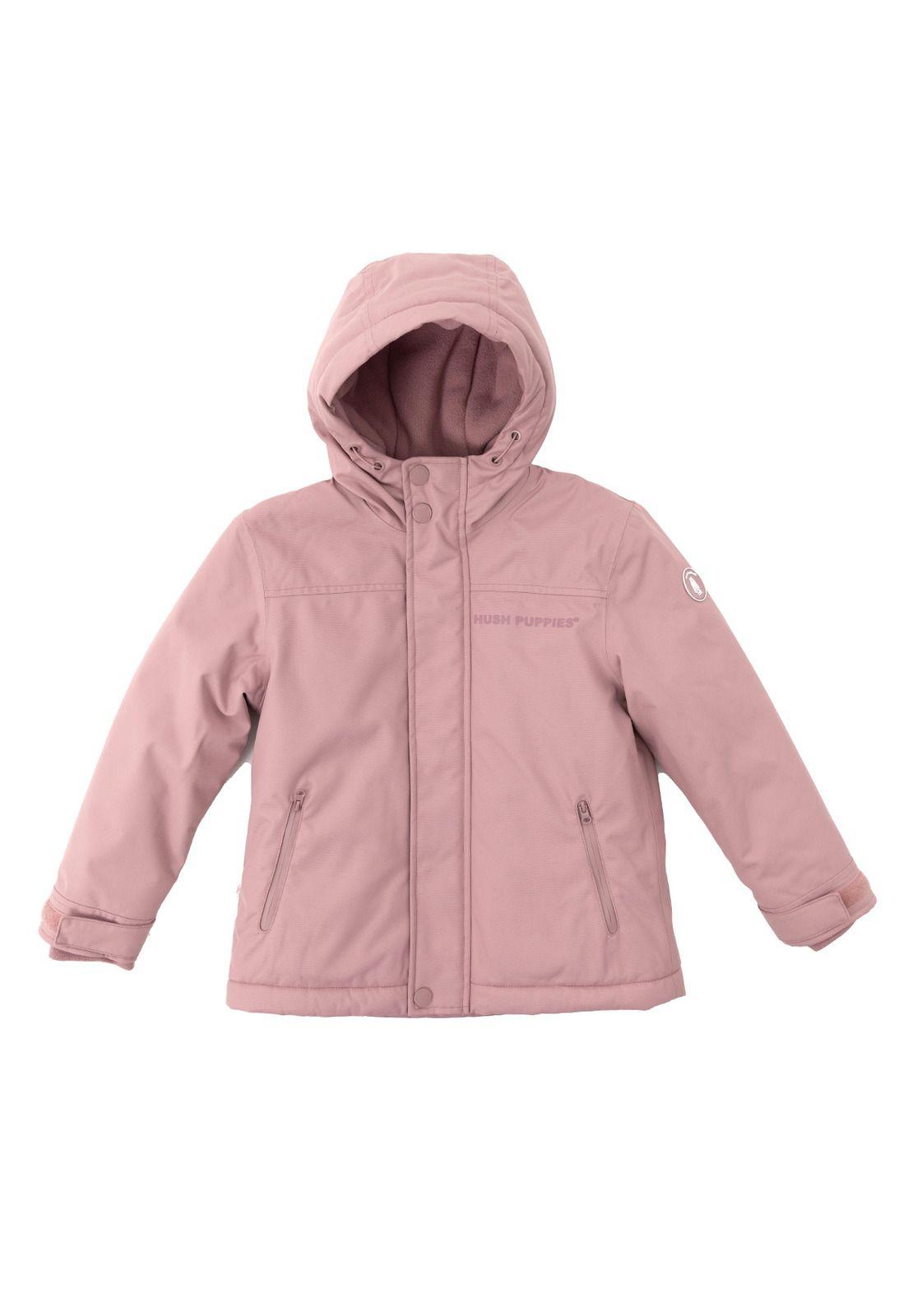 Parka Waterproof Silvestre Niña Rosado-0