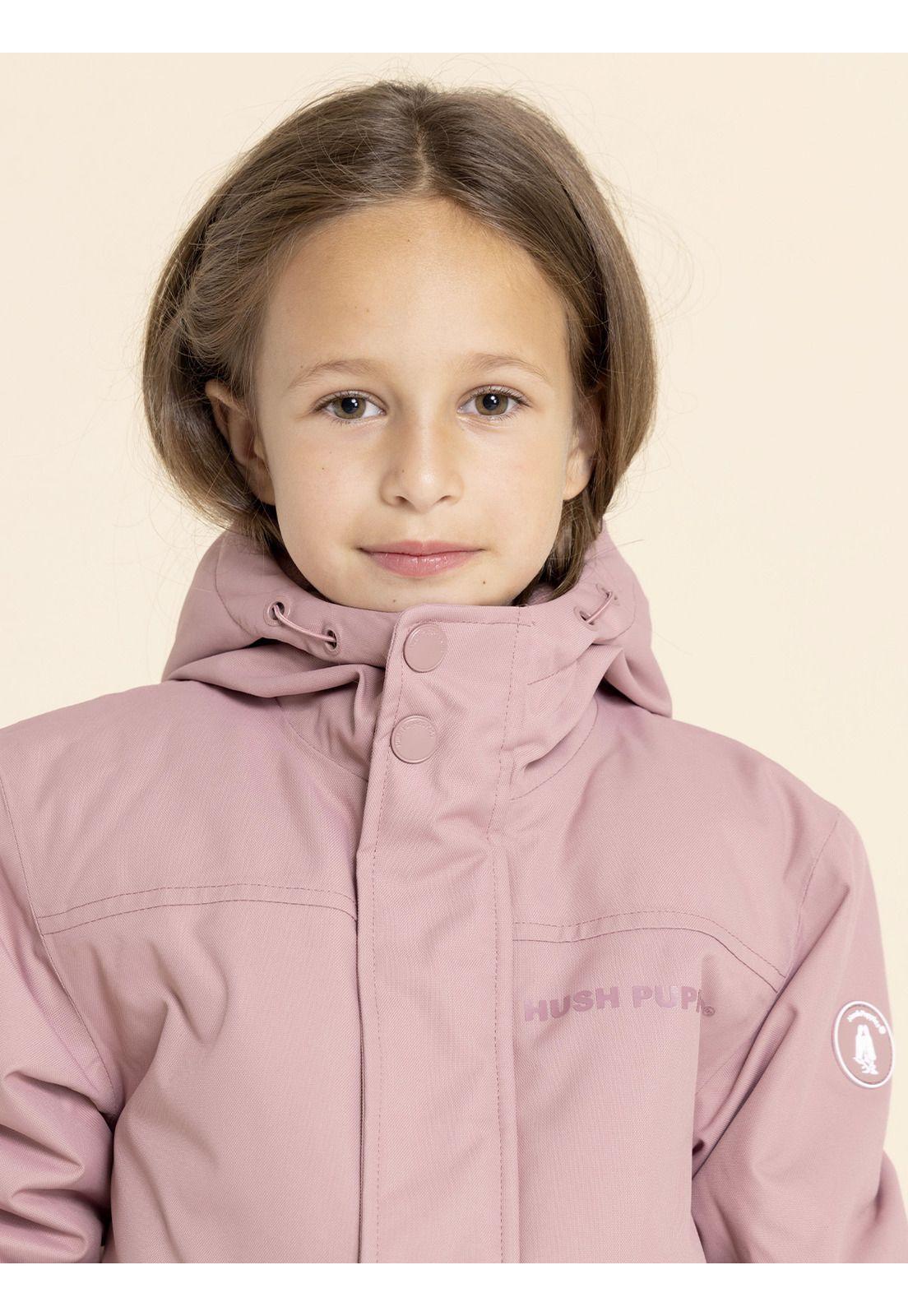 Parka Waterproof Silvestre Niña Rosado-3