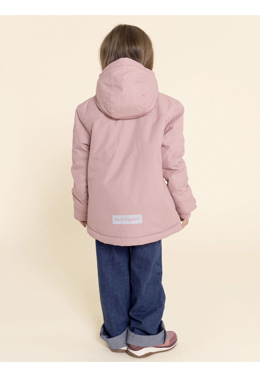Parka Waterproof Silvestre Niña Rosado-5