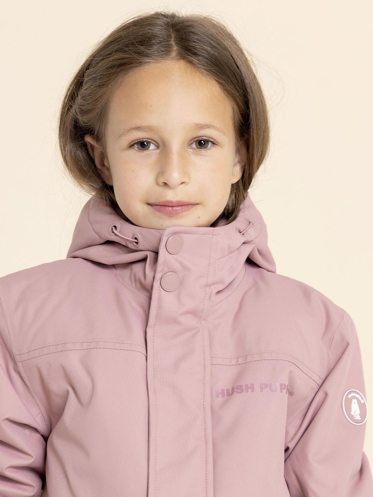 Parka Waterproof Silvestre Niña Rosado-3