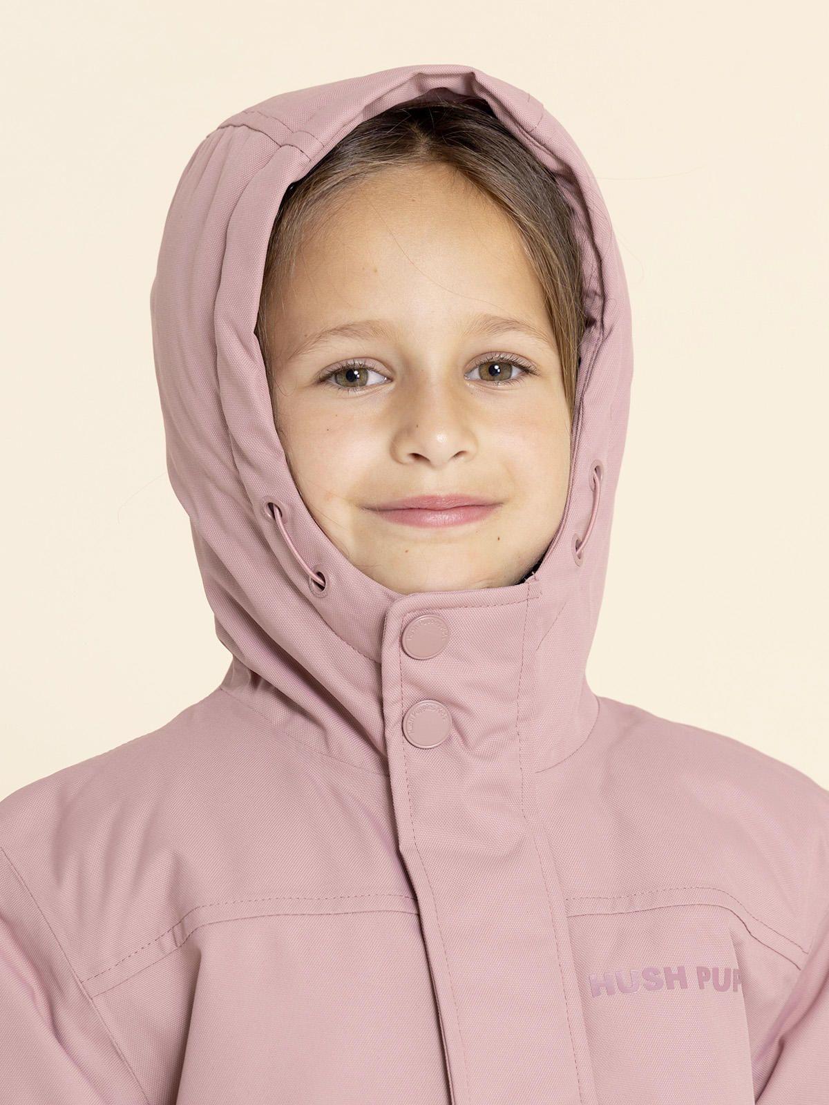 Parka Waterproof Silvestre Niña Rosado-4