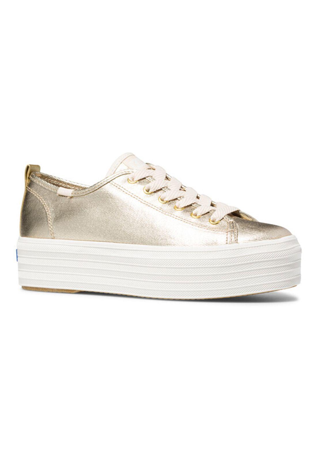 Zapatilla Dorado Mujer Triple Up -1