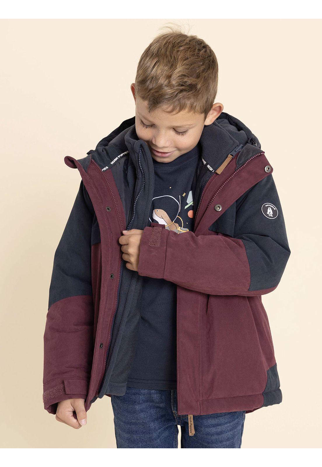 Parka Waterproof Optimus Niño Burdeo-6