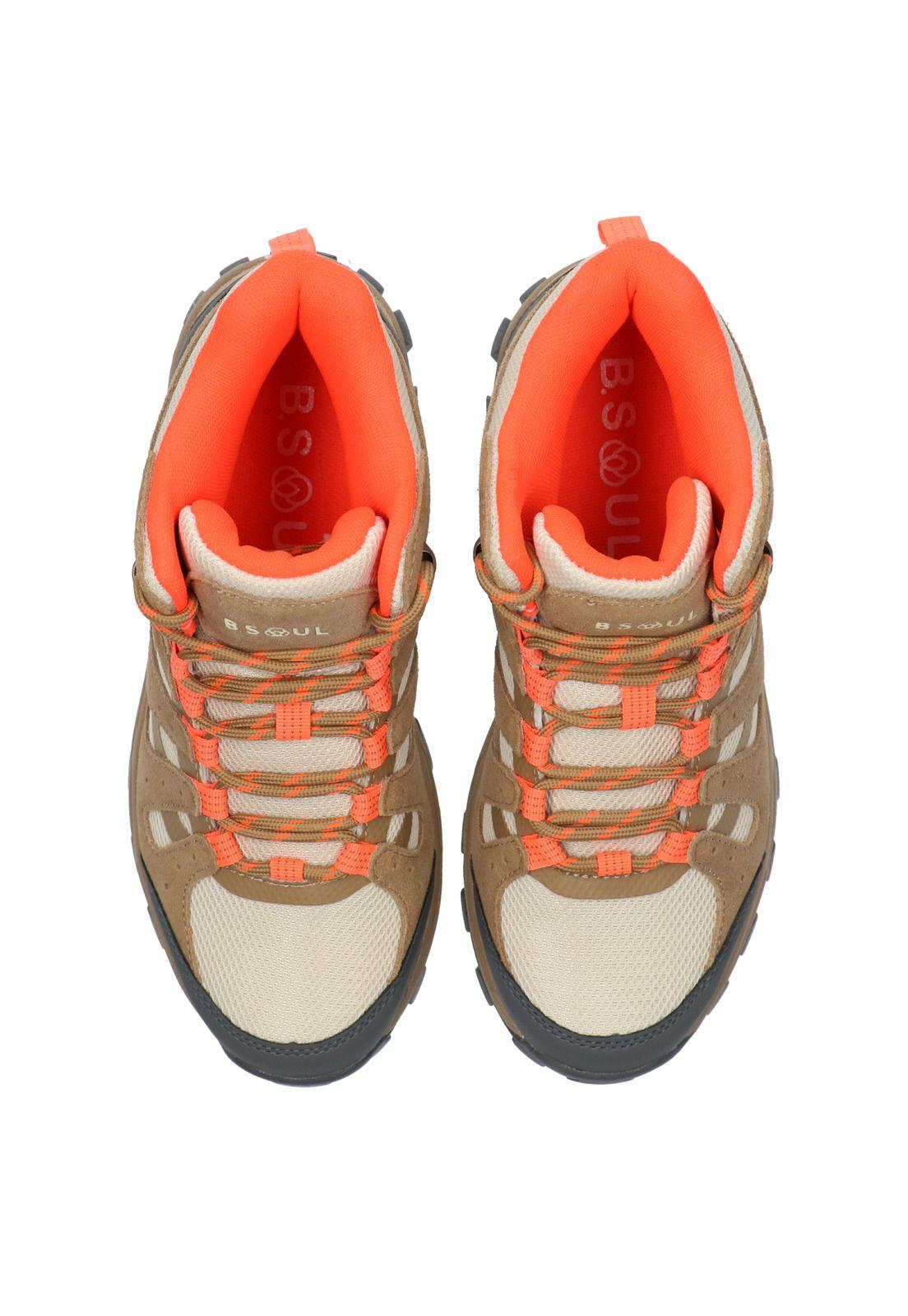 Zapatilla Mujer Linzor Hi Beige-8