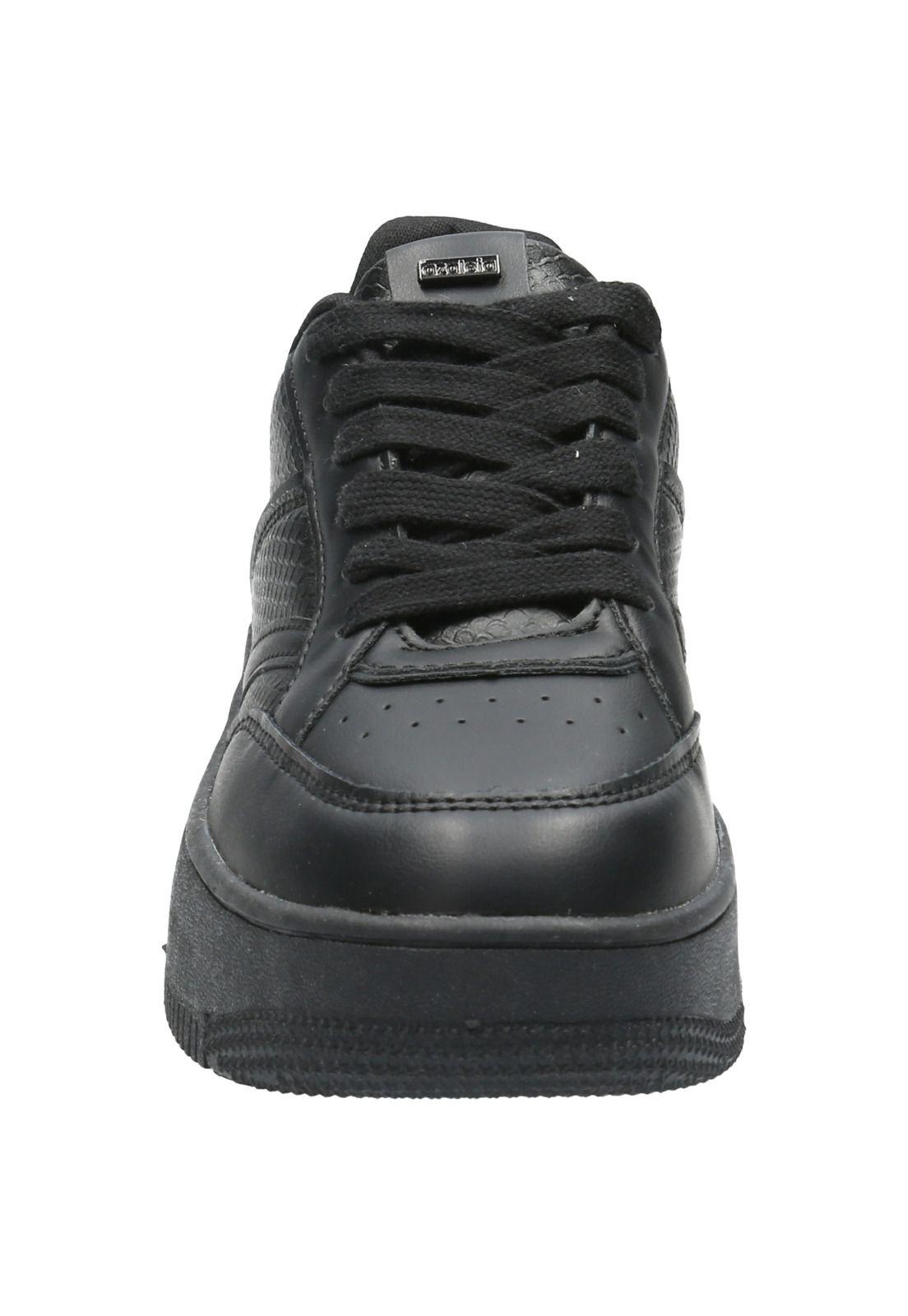 Zapatilla Mujer Ema Negro-3