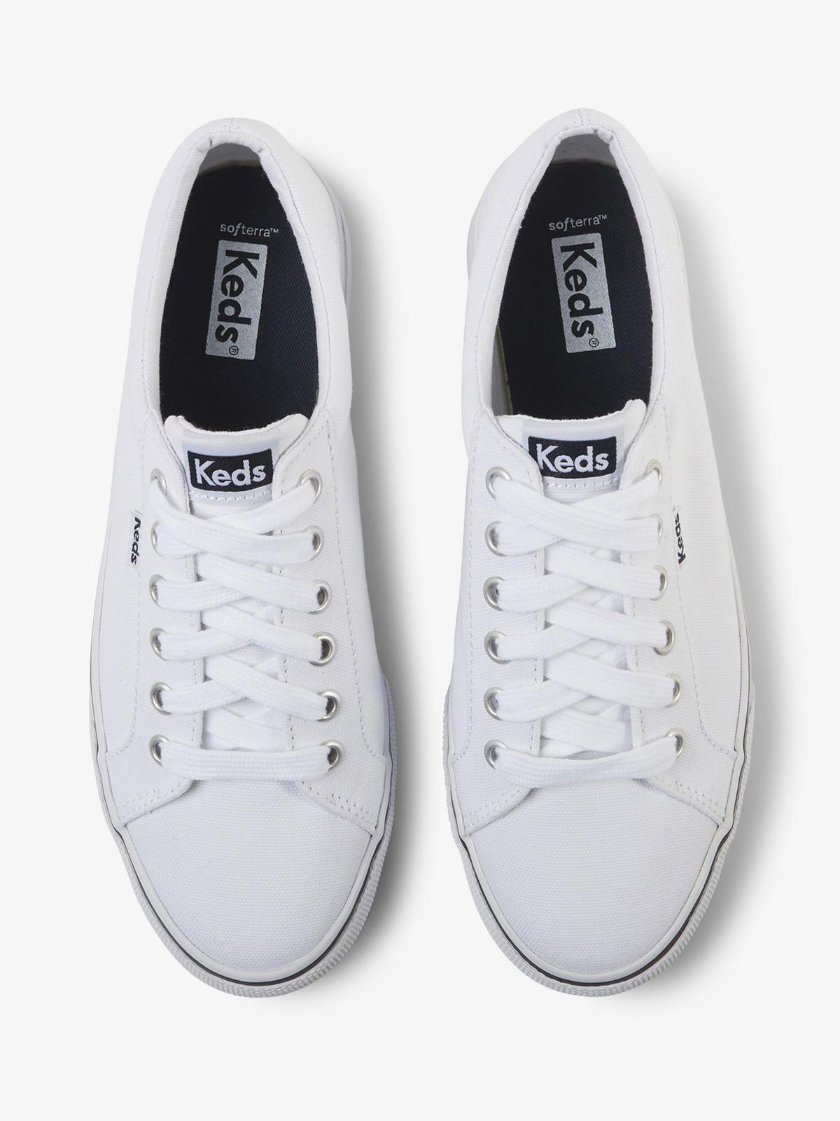 Zapatilla Mujer Jump Kick Canvas Blanca-3