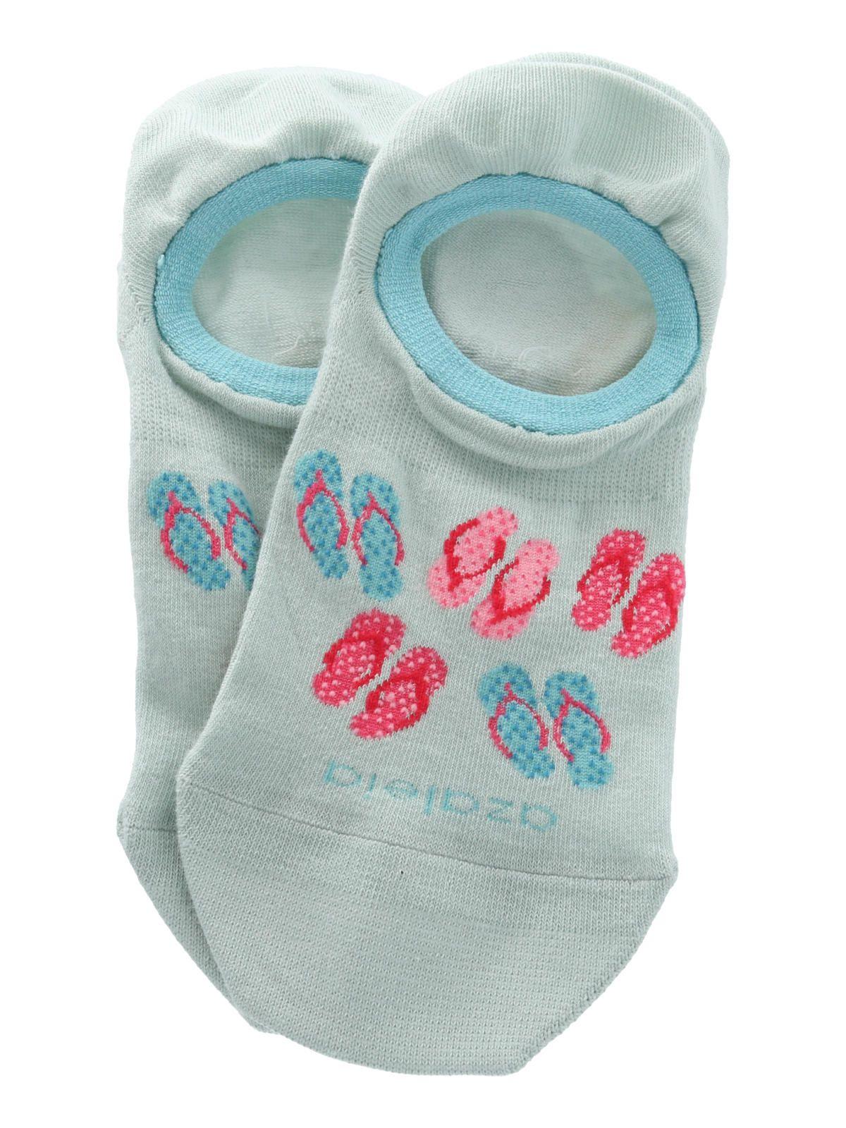 Calcetin Crema Flipflop Mujer-2