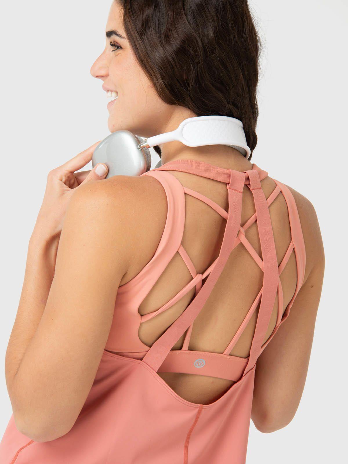 Polera Mujer Training Tank Aloe Rosado -3