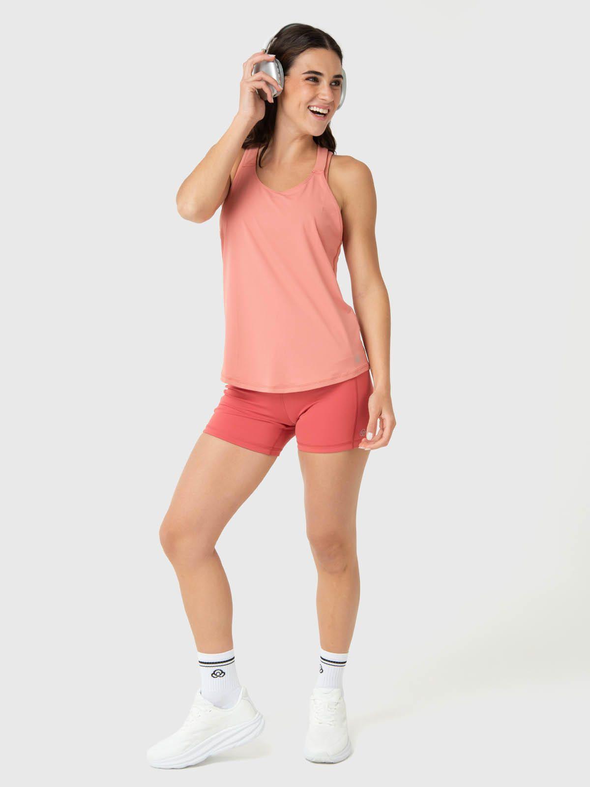 Polera Mujer Training Tank Aloe Rosado -4