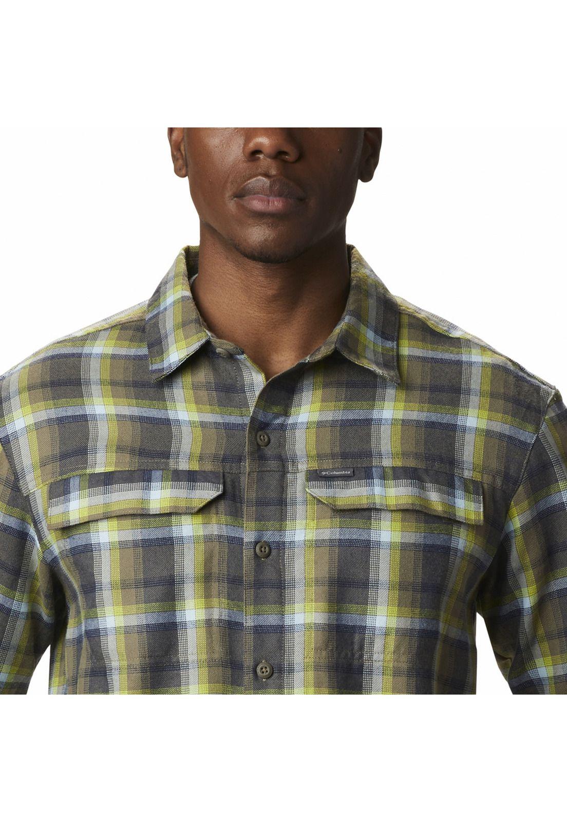 Camisa Hombre Silver Ridge 2.0 Fla Verde-3