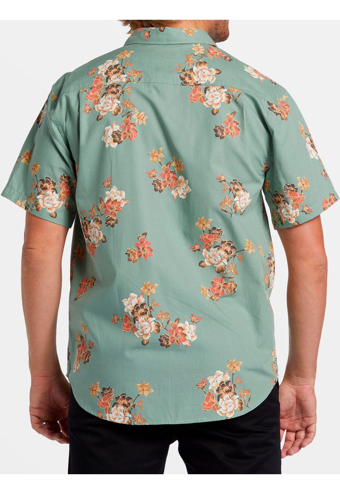 Camisa Manga Corta Hombre Sundays Verde-3