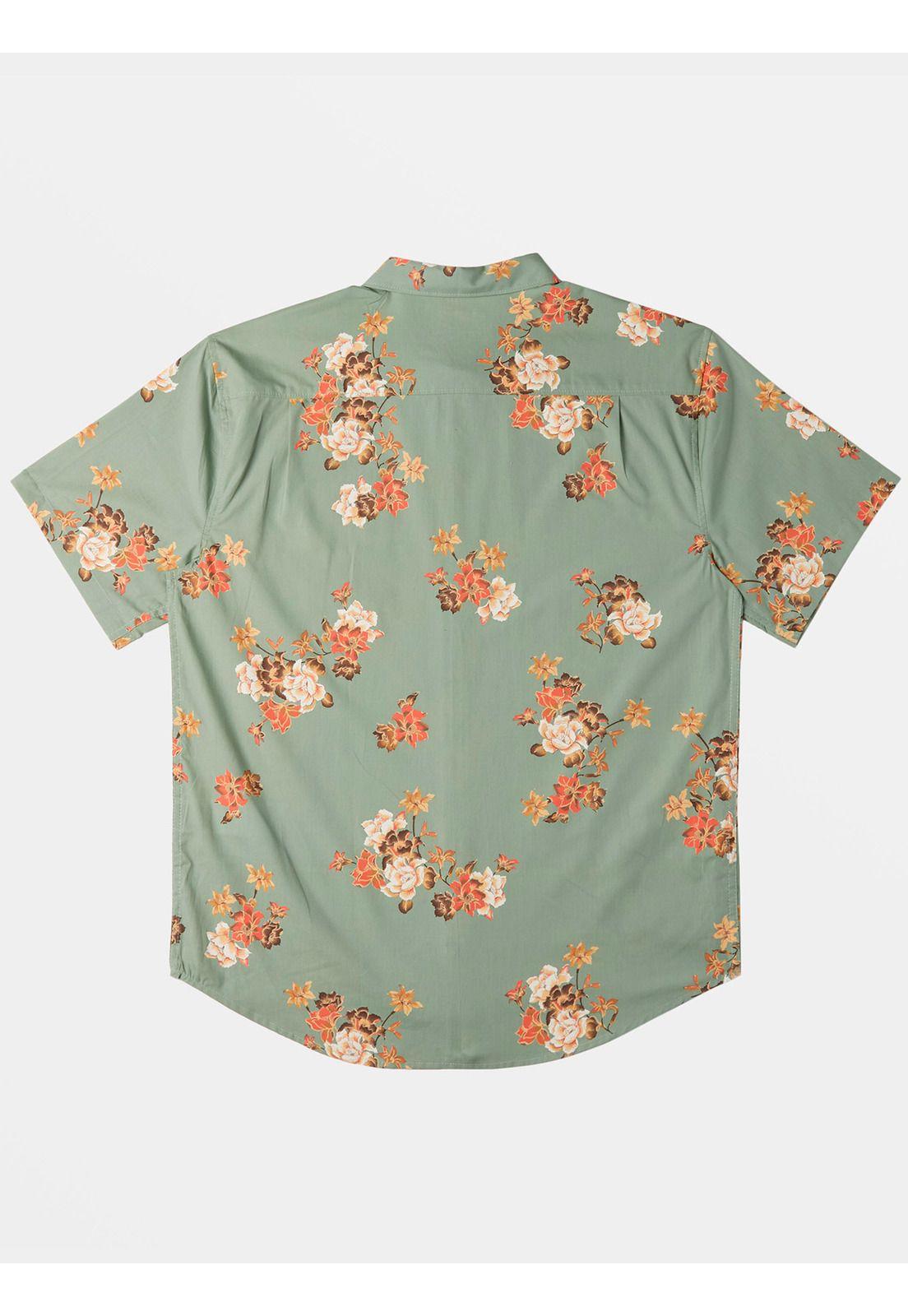 Camisa Manga Corta Hombre Sundays Verde-6