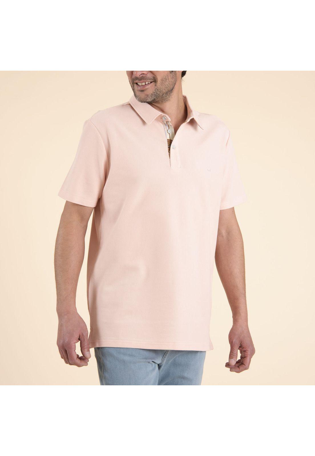 Polera Hombre Piqueprint Coral-1
