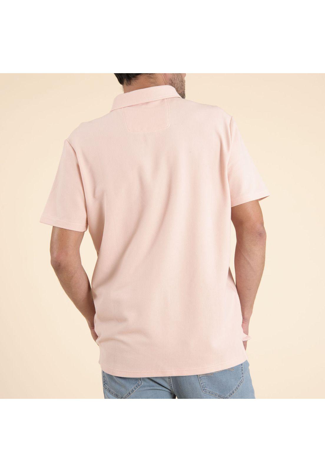Polera Hombre Piqueprint Coral-3