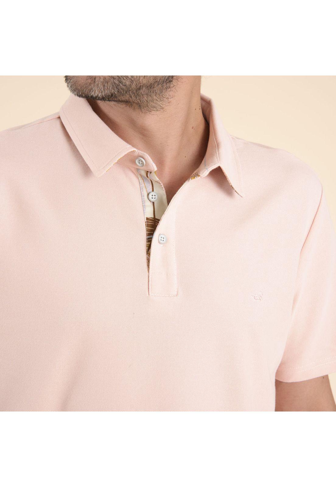 Polera Hombre Piqueprint Coral-4