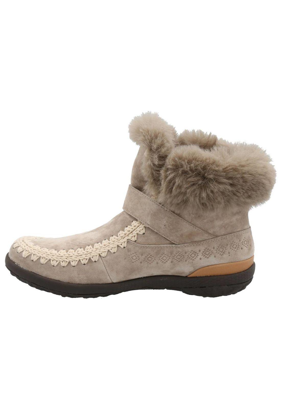Botín Cuero Mujer Pepa Gris-5
