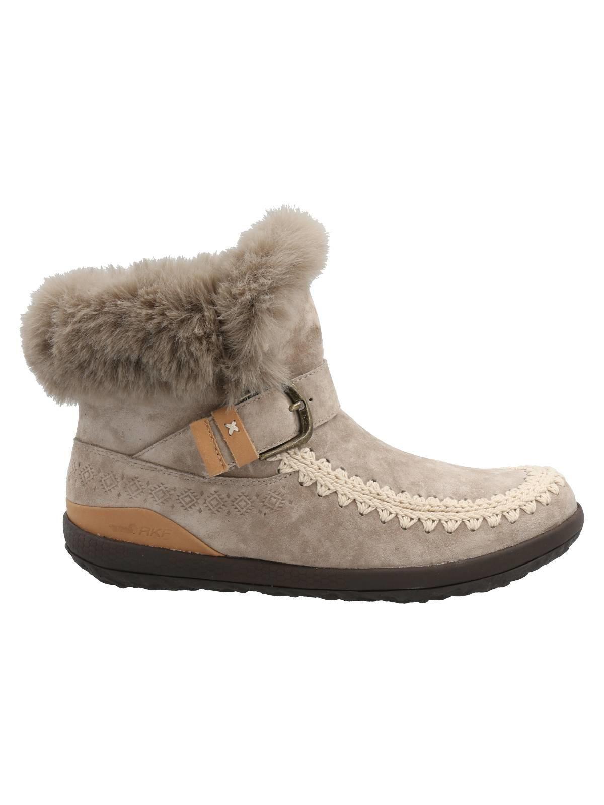 Botín Cuero Mujer Pepa Gris-0