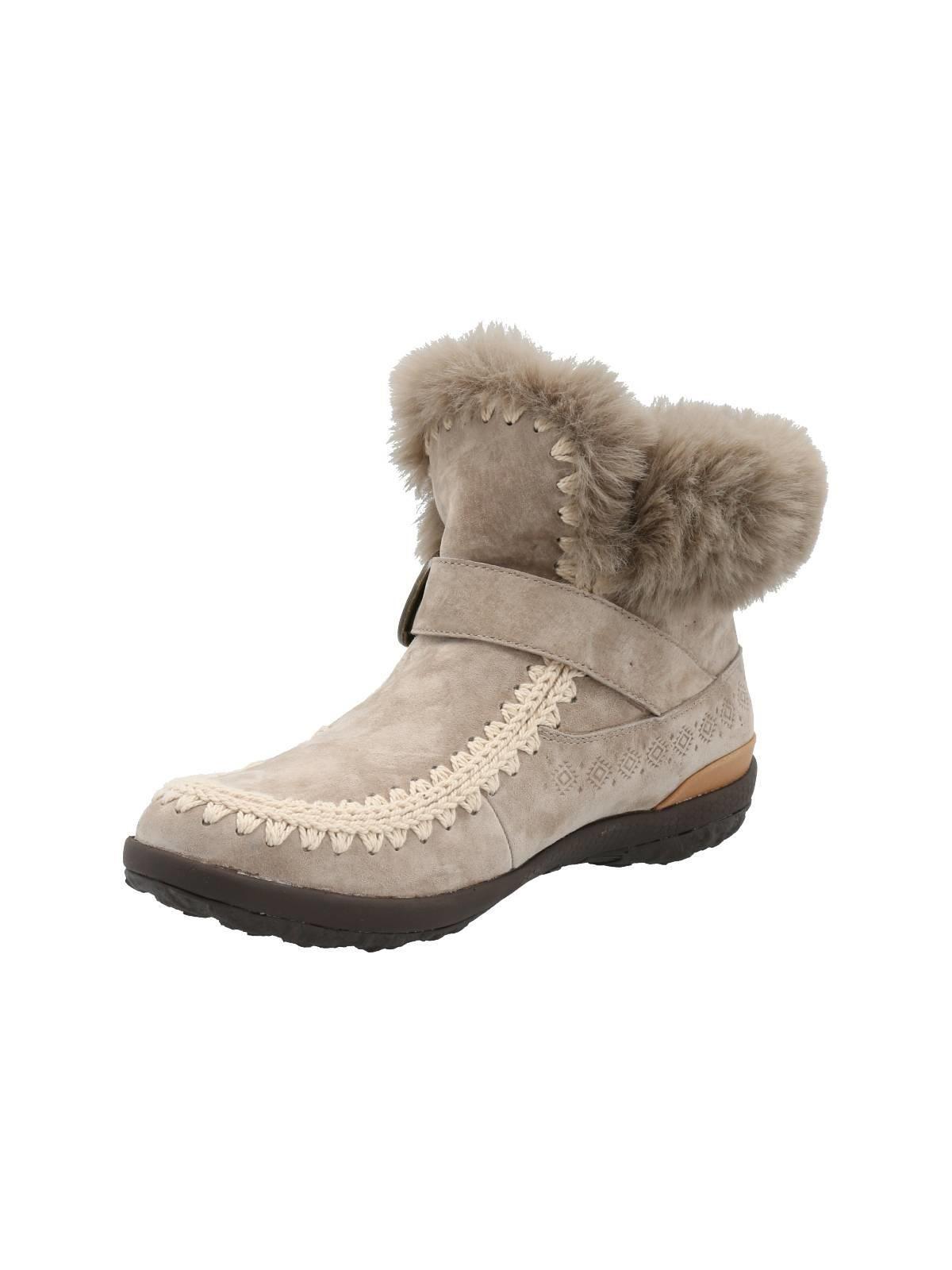 Botín Cuero Mujer Pepa Gris-4