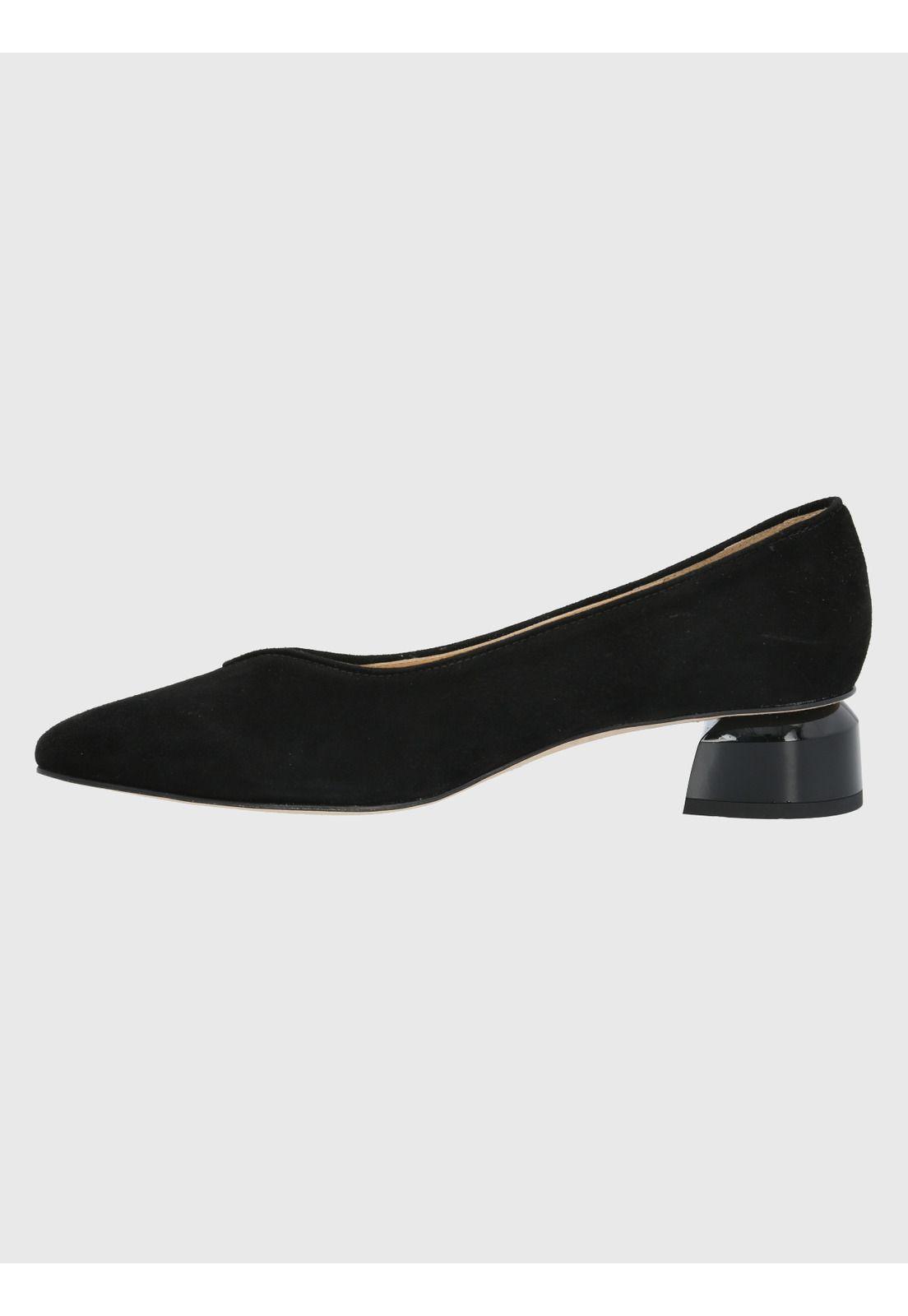 Zapato Cuero Negro Mujer Corina -5
