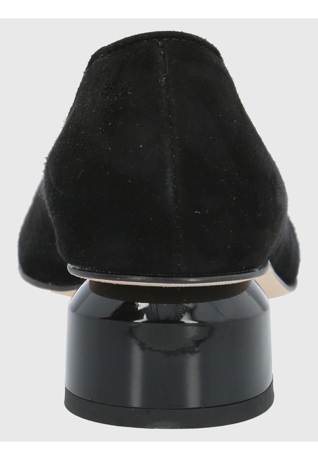 Zapato Cuero Negro Mujer Corina -6