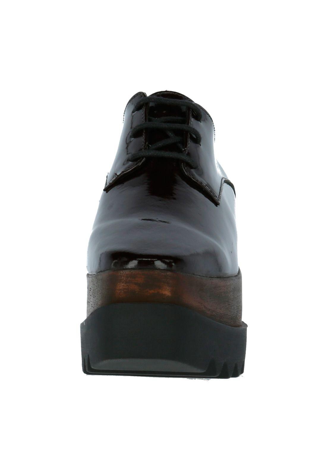 Bota Cuero Mujer Sabrina Burdeo-4