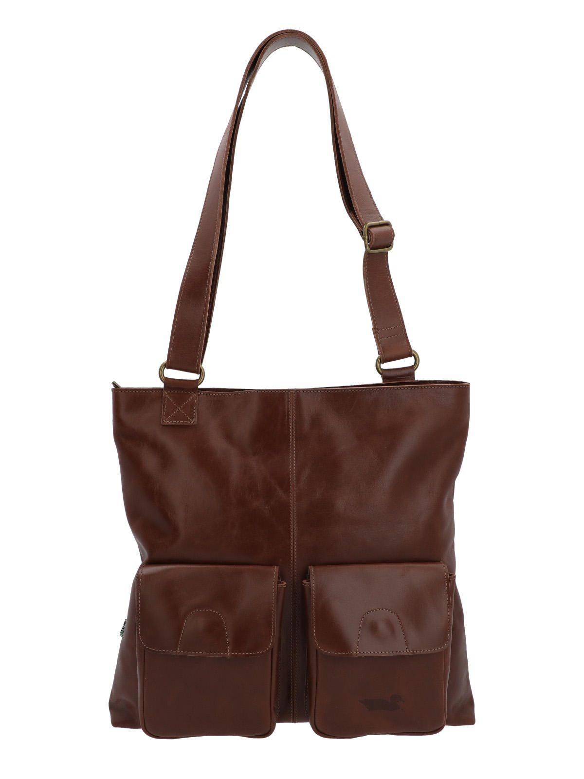 Cartera Cuero Mujer Gillian Bag Café-0