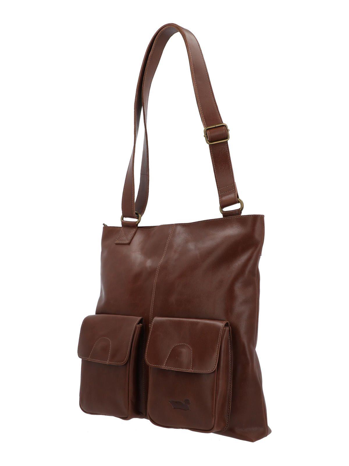 Cartera Cuero Mujer Gillian Bag Café-1