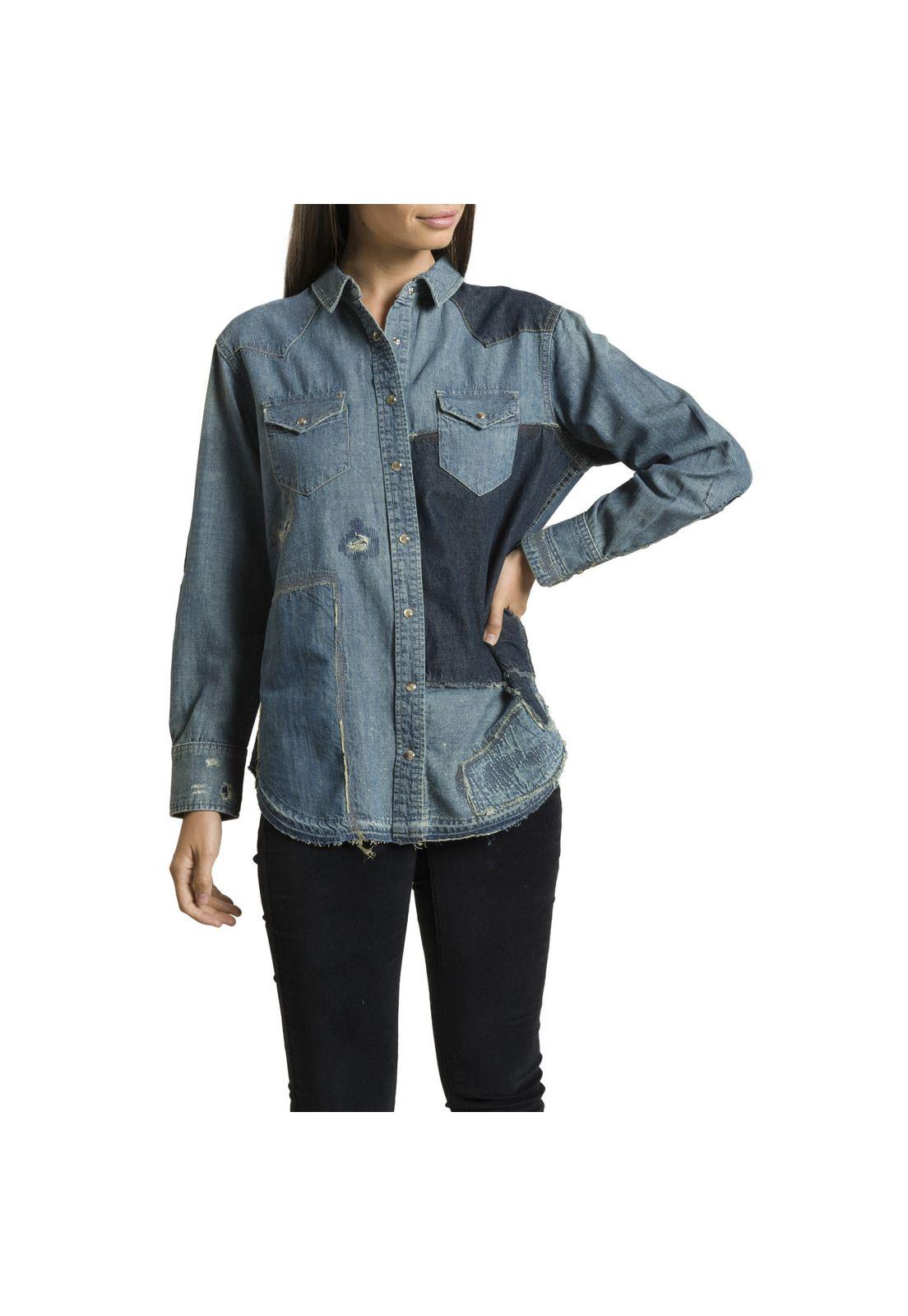 Blusa Zurich Azul Rockford-0