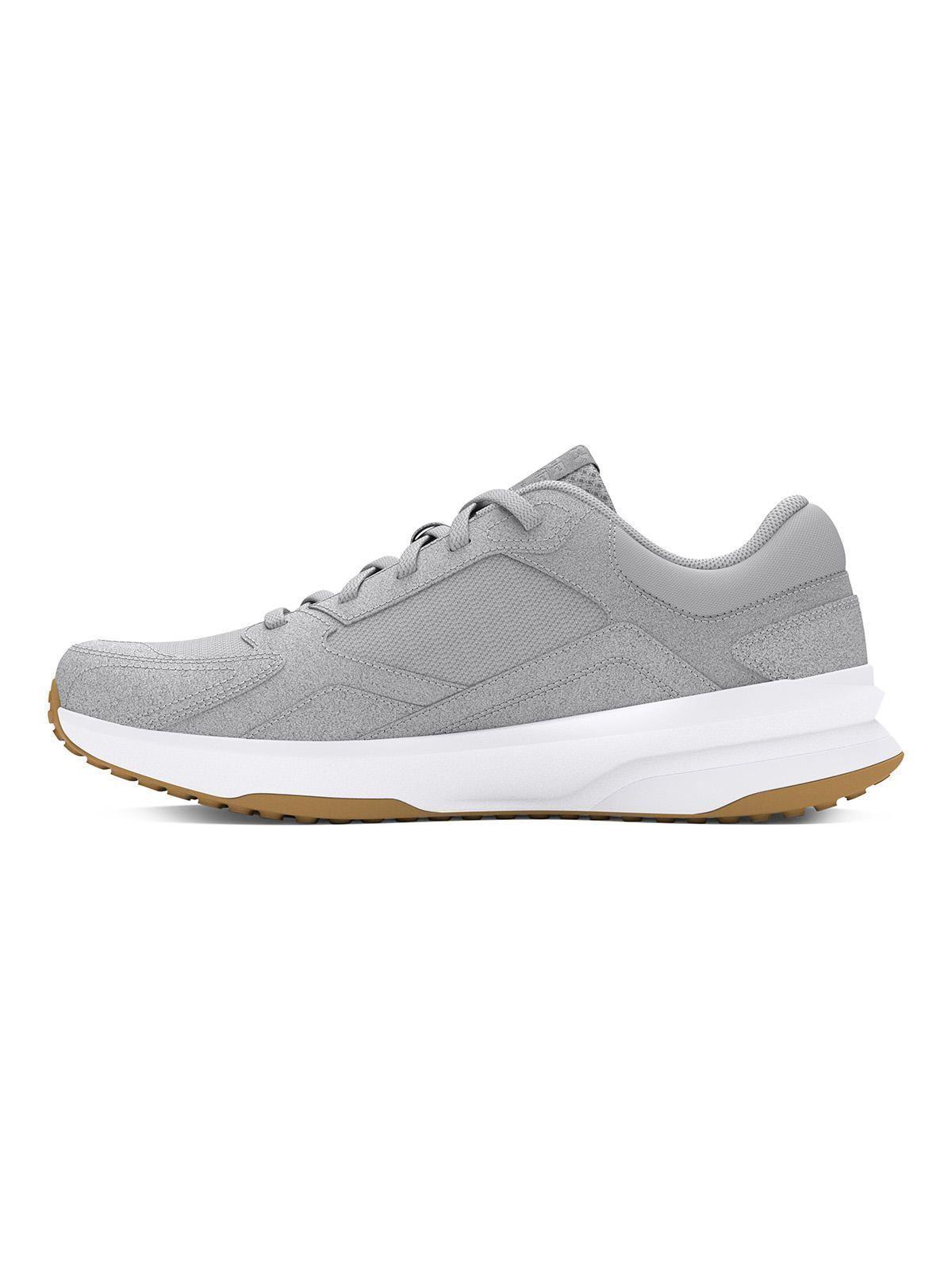 Zapatilla UA Edge Suede Gris Mujer-1