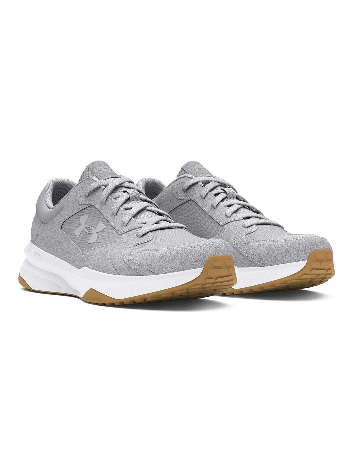 Zapatilla UA Edge Suede Gris Mujer-5