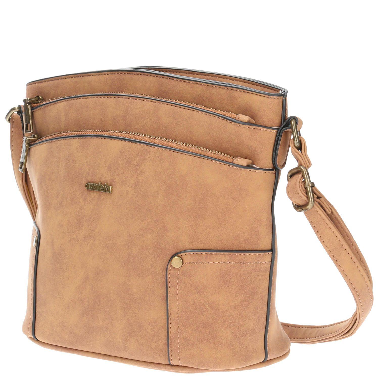 Cartera De Hombro Casual Finn Cross Café Mujer-1