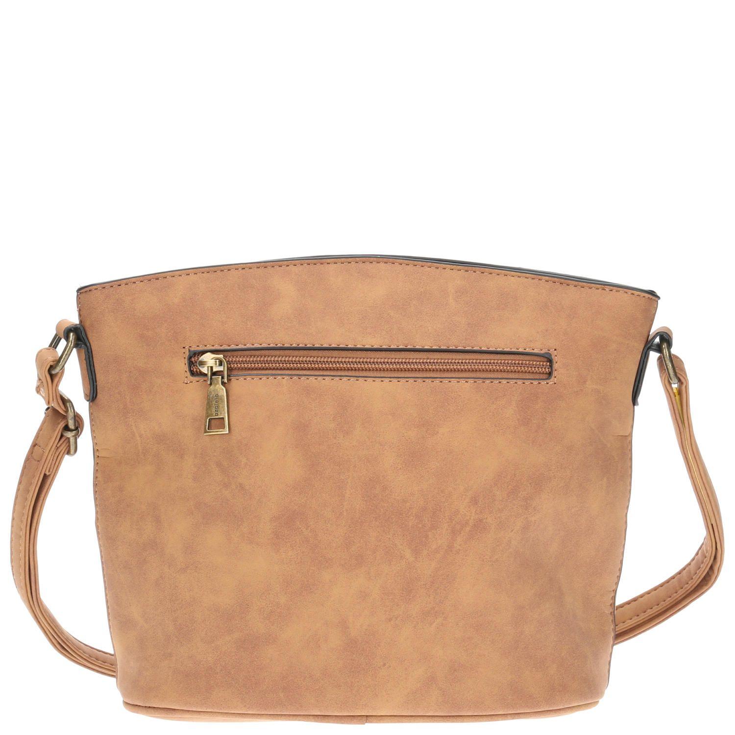 Cartera De Hombro Casual Finn Cross Café Mujer-2