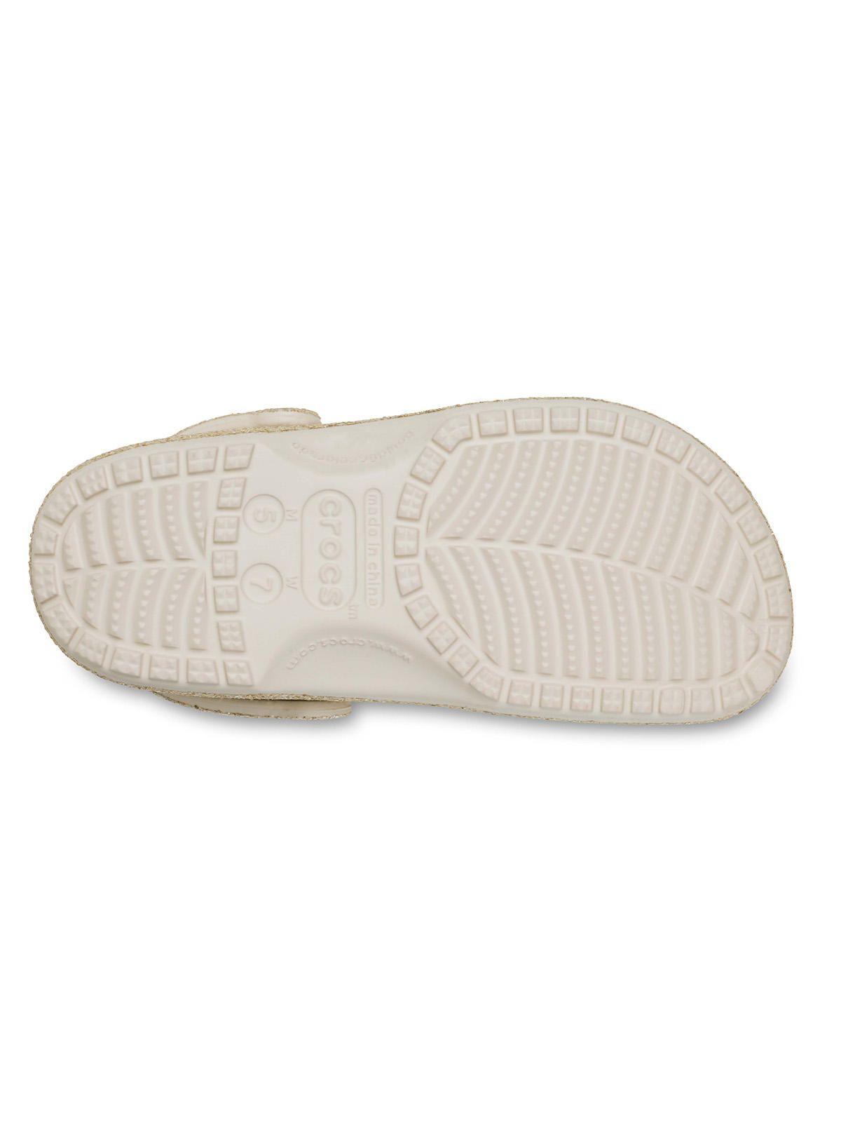 Zueco Unisex Classic Clog Glitter Dorado-5