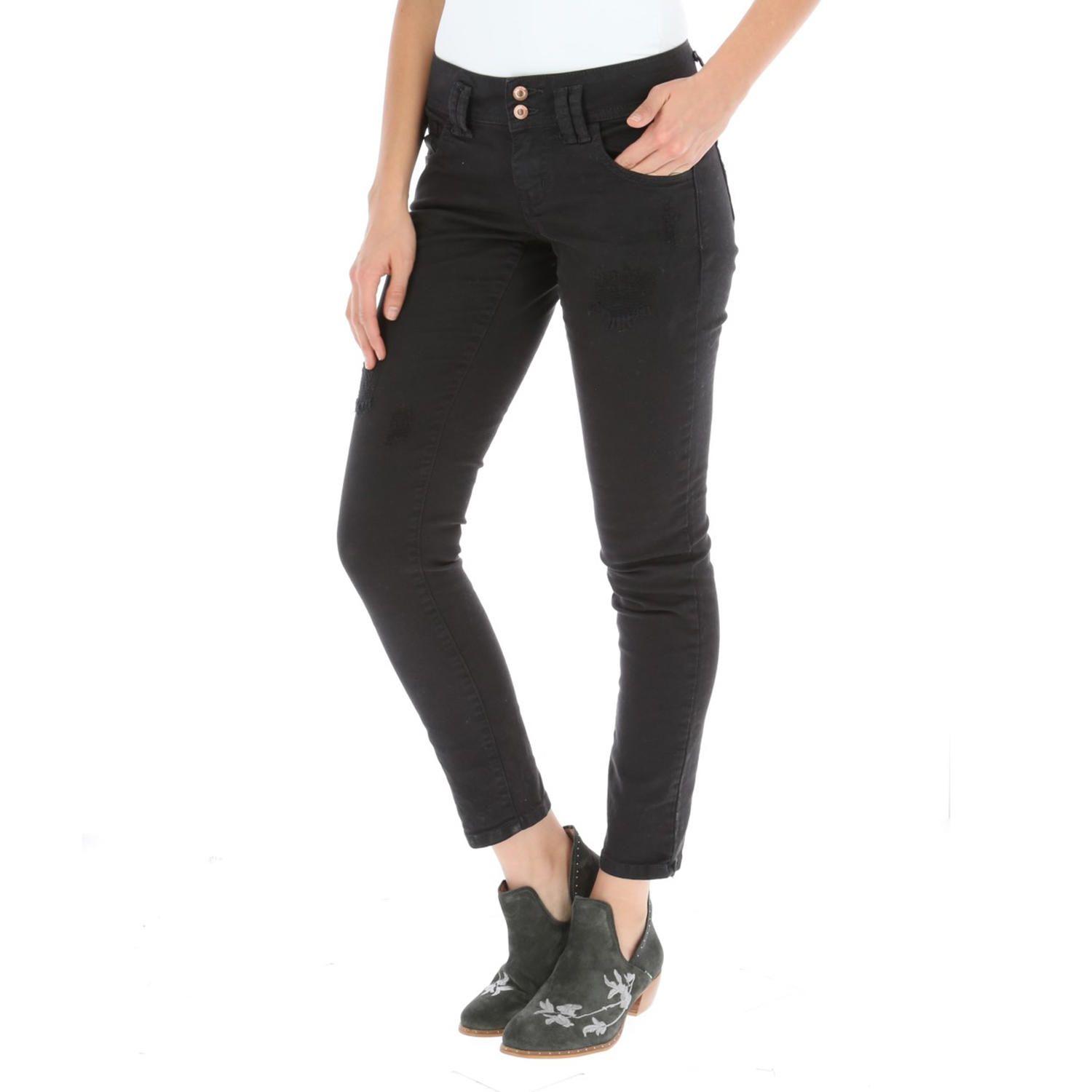Pantalon Algodón Olivo Negro Mujer Rockford-0