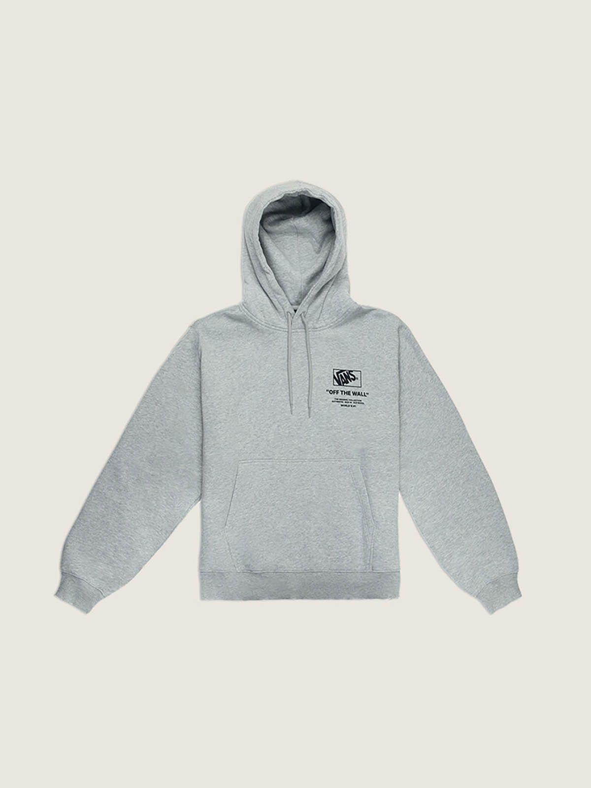 Poleron Hombre Stacked Hi Pullover Gris-0