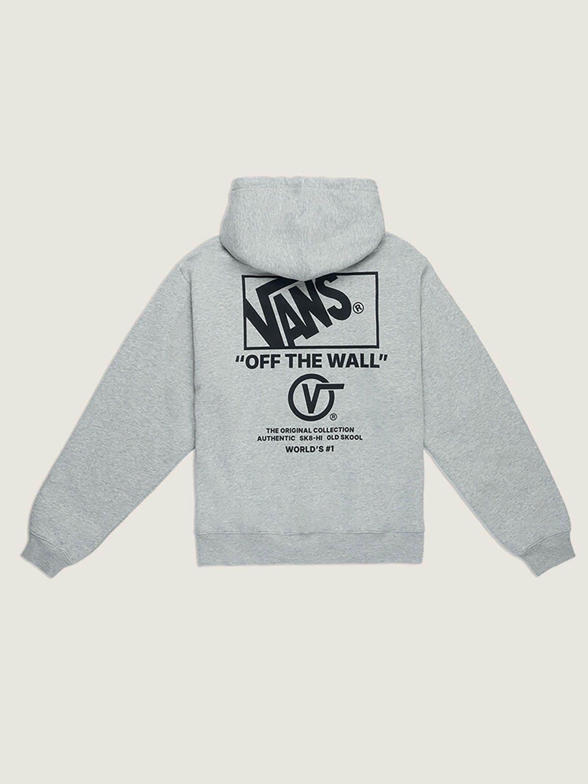 Poleron Hombre Stacked Hi Pullover Gris-1