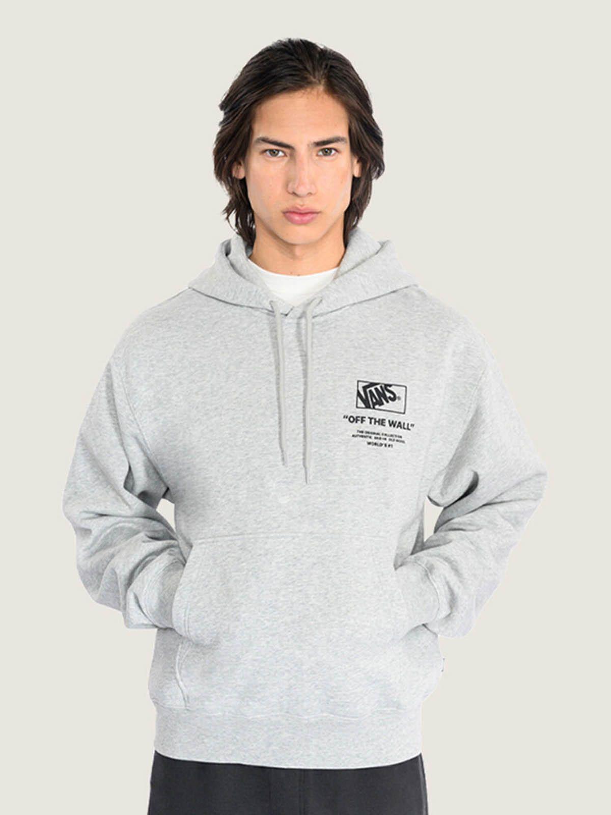 Poleron Hombre Stacked Hi Pullover Gris-3