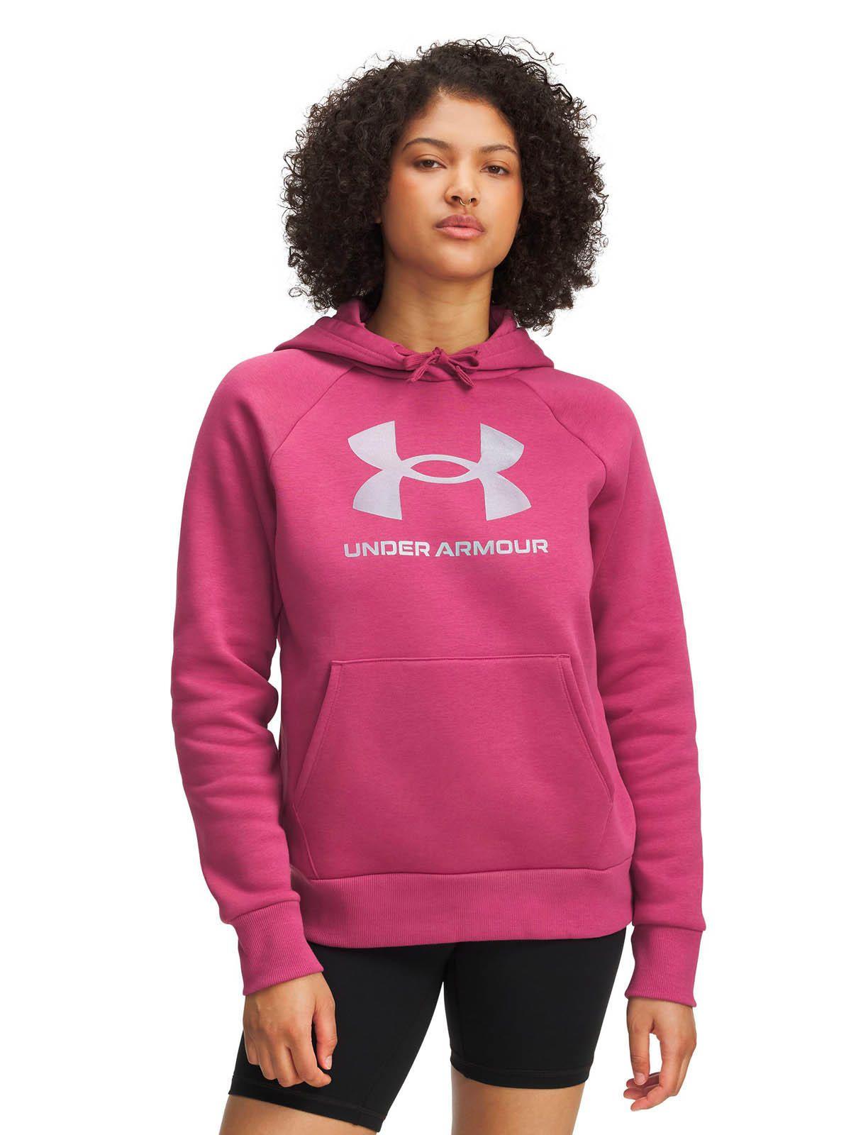 Polerón Lifestyle  mujer Rival Fleece Shimmer rojo -0