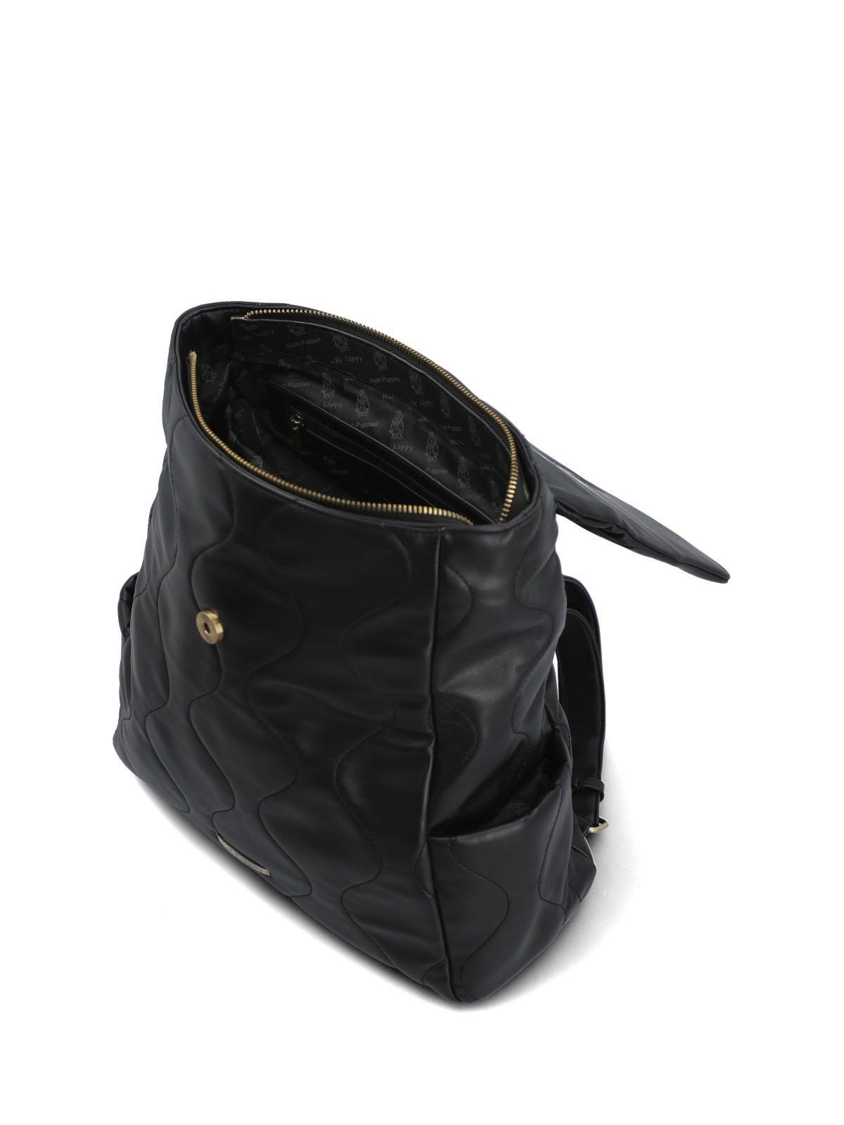 Mochila Mujer Quilted Back Negro-3