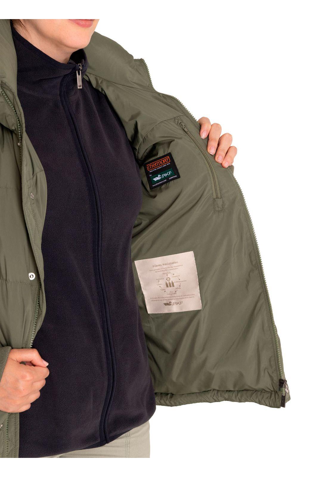 Parka Thermore Mujer Piana Verde-8