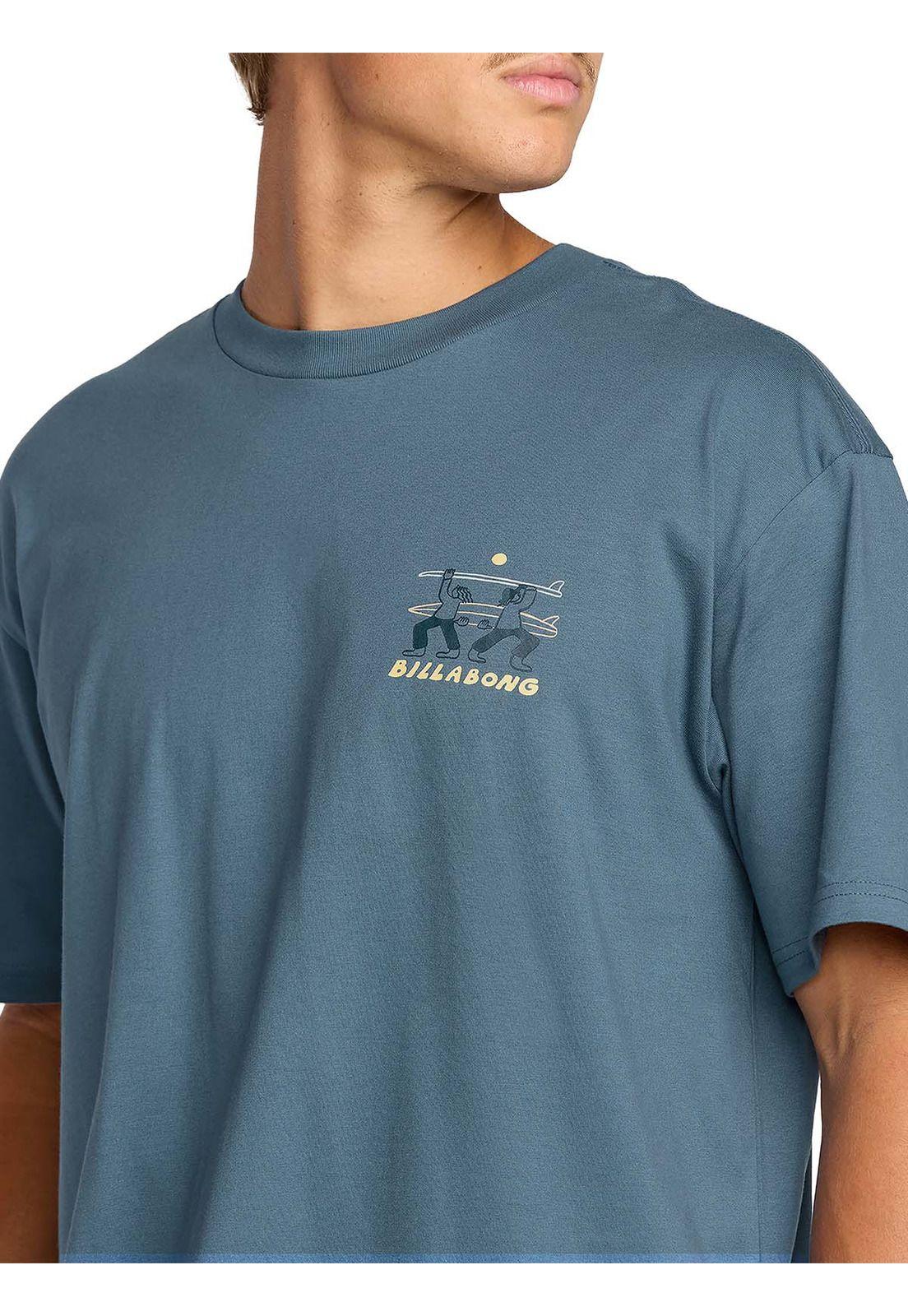 Polera m/c Hombre Split the peak Azul-3