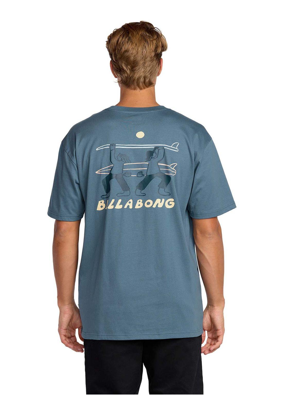 Polera m/c Hombre Split the peak Azul-5
