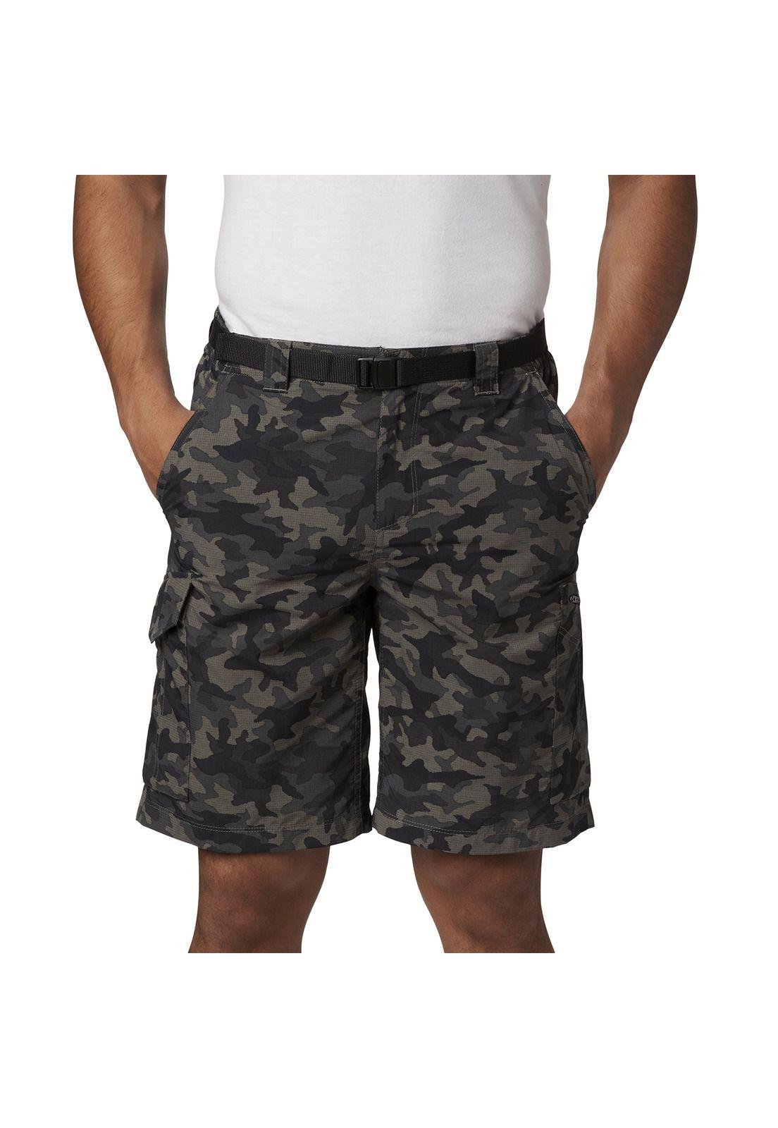 Short Nylon Hombre Silver Ridge Printed Negro-0
